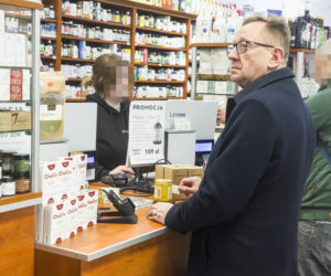 Poseł Telus zrobił zakupy dla żony