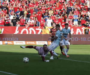 Widzew Łódź - Piast Gliwice: Zdjęcia kibiców i zawodników z meczu 34. kolejki PKO BP Ekstraklasy