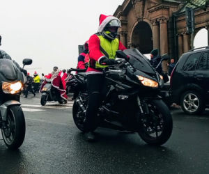 Motomikołaje przejechały ulicami Szczecina