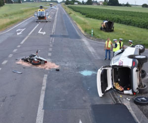 Krasnystaw: Makabryczny wypadek na obwodnicy. Nie żyją dwie osoby