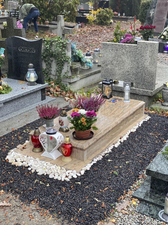 Tak wygląda grób Magdaleny Majtyki przed 1 listopada