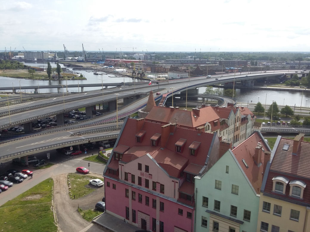 Widok z tarasu zamkowego