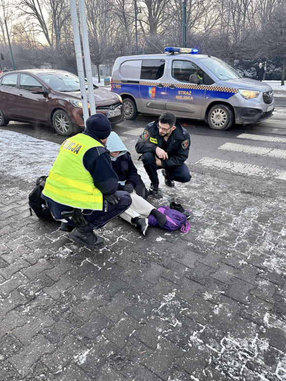 Potrącenie dziecka na pasach w Świętochłowicach