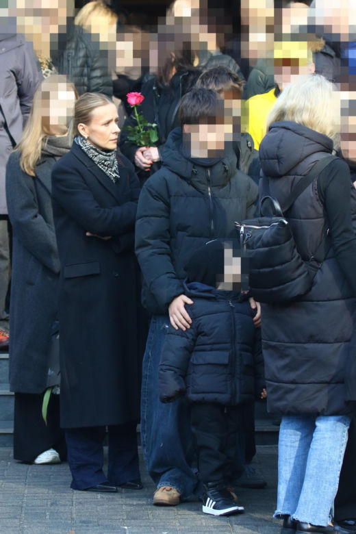 Pogrzeb Mirosława Krawczyka w Gdańsku: Aneta Zając i Mikołaj Krawczyk