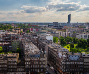 Tak wygląda Wrocław ogladany z najwyższego budynku na Przedmieściu Oławskim