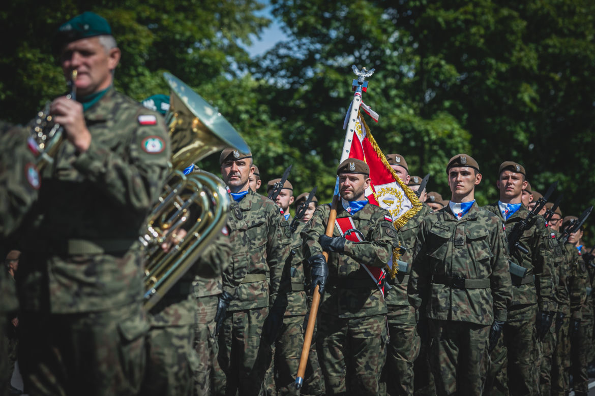 Przysięgę wojskową w Braniewie złożyło prawie 60 ochotników