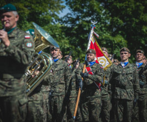 Przysięgę wojskową w Braniewie złożyło prawie 60 ochotników
