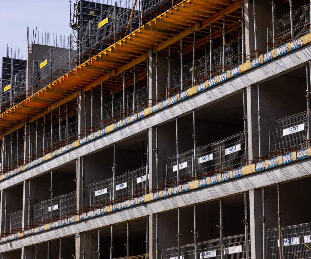 Budowa osiedla Modern Mokotów w Warszawie