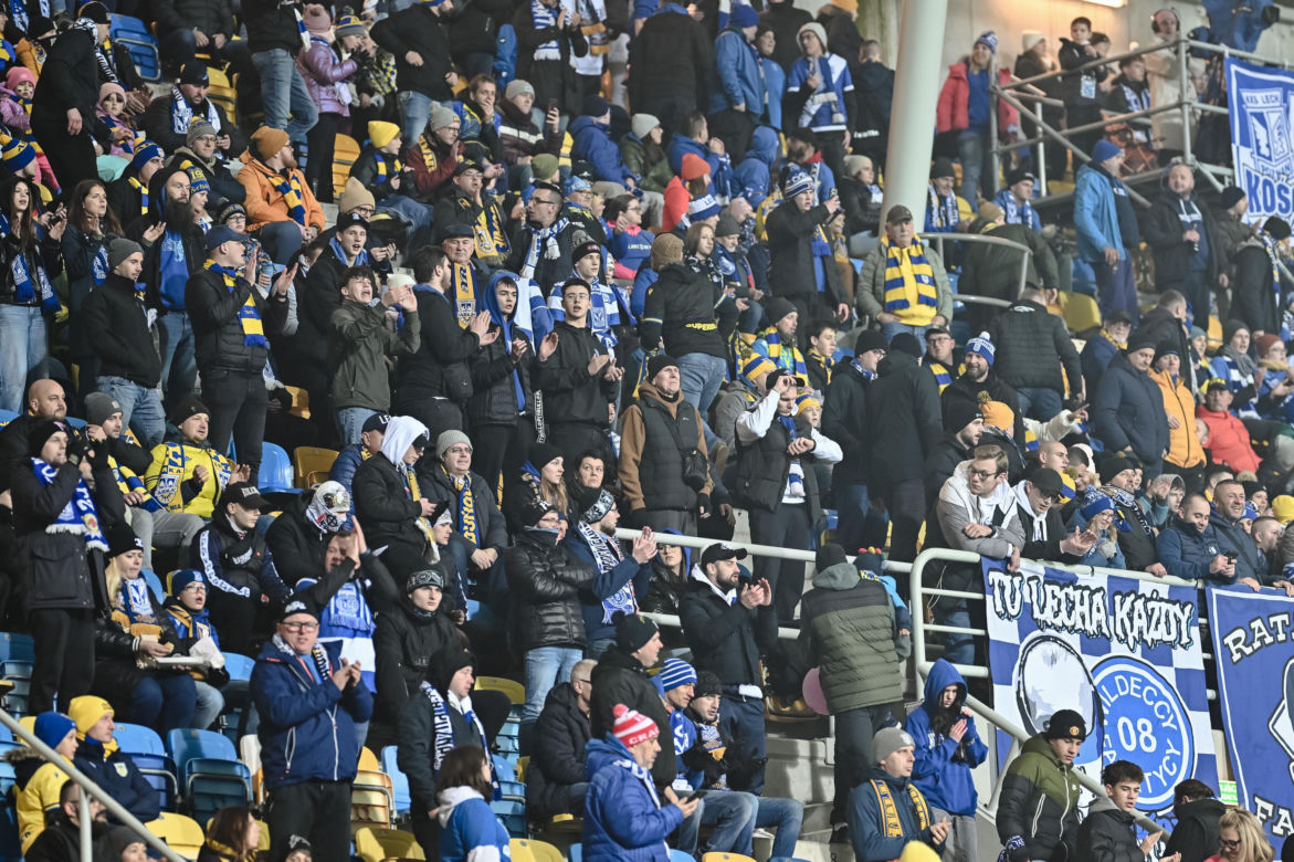 Arka Gdynia - Lech Poznań: Zdjęcia kibiców z meczu 15. kolejki PKO BP Ekstraklasy
