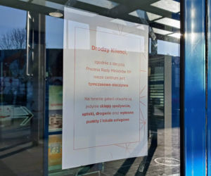 Puste galerie handlowe w Szczecinie po wprowadzeniu stanu epidemicznego