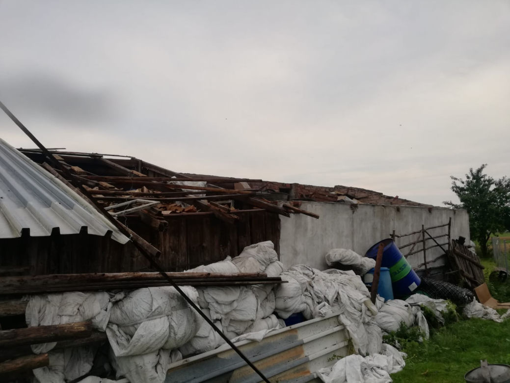 Atak pogodowy w powiecie braniewskim. Najbardziej “ucierpiała” gmina Wilczęta