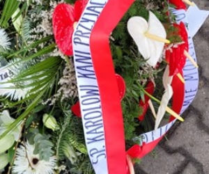 Pogrzeb milionera Karola Kani ze Śląska, który zginął  w katastrofie lotniczej w Pszczynie