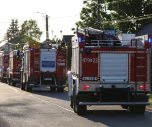 Pożar w powiecie wołomińskim