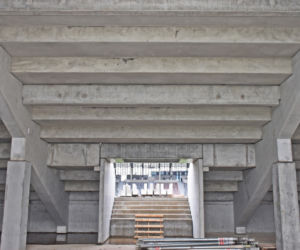 Budowa stadionu w Szczecinie - październik 2020