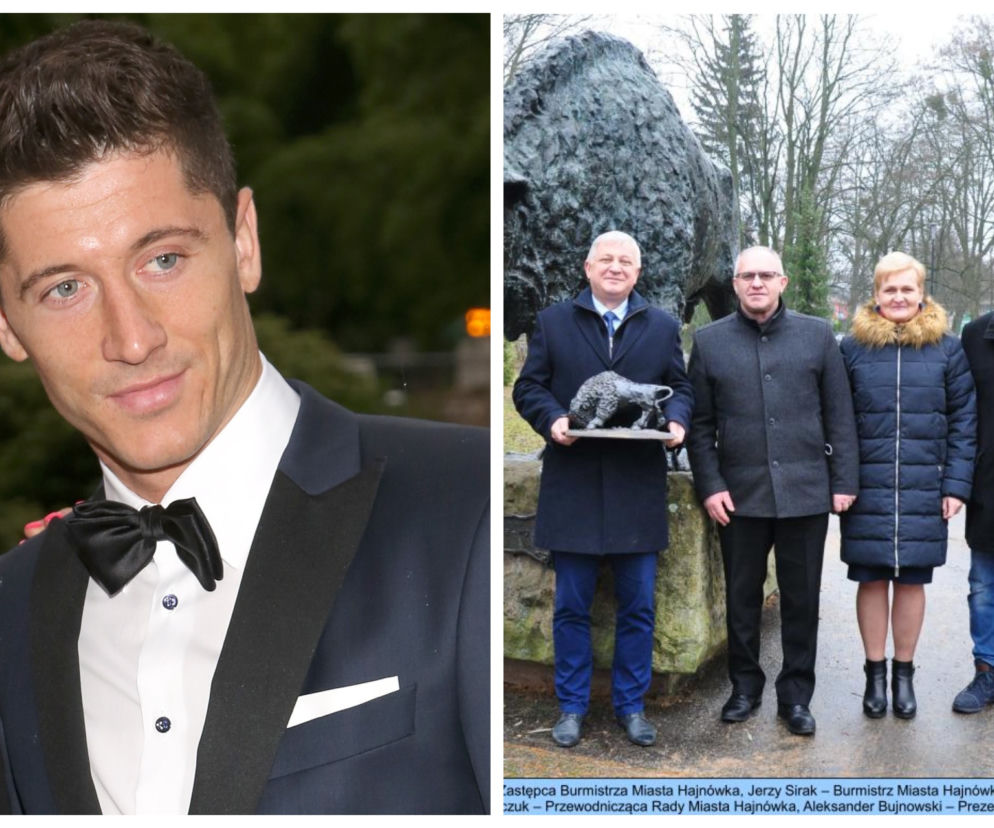 Robert Lewandowski dostanie żubra z Podlasia!