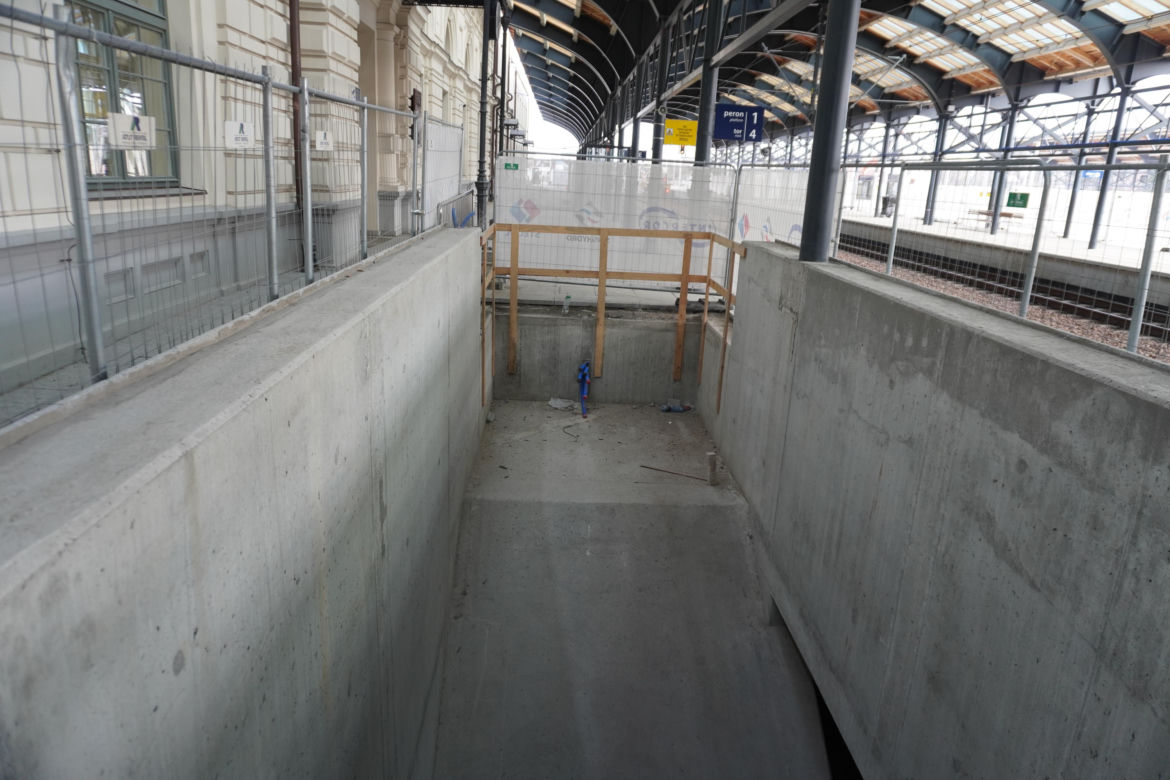 Aktualne prace na dworcu PKP w Białymstoku