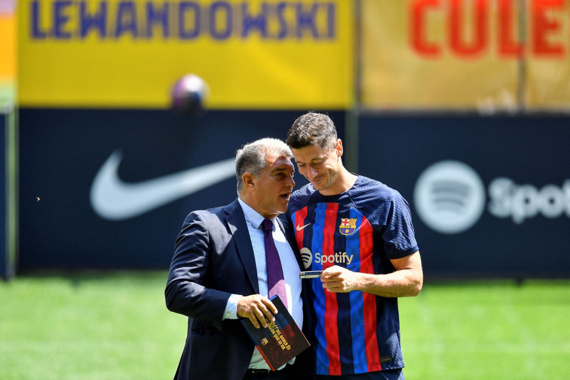 Oficjalna prezentacja Roberta Lewandowskiego w barwach FC Barcelona