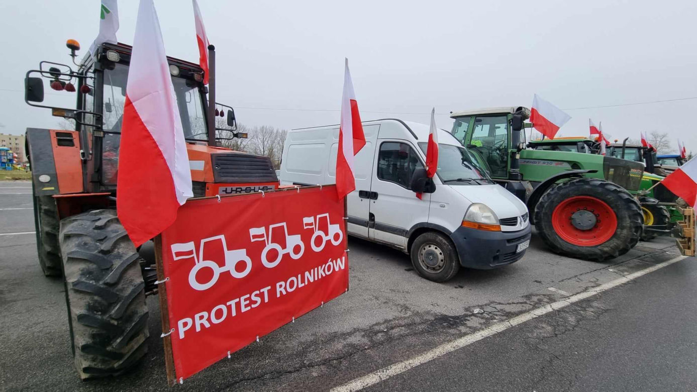 Protest rolników w Koszalinie