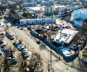 Budowa targowiska w Otwocku