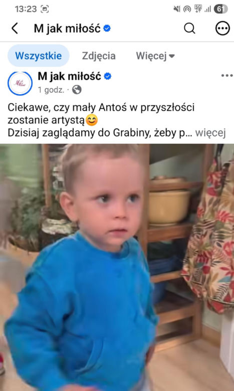 M jak miłość po wakacjach. Antoś (Mikołaj Jankowski)