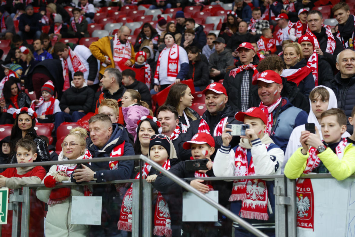 Kibice na meczu Polska - Estonia. Zdjęcia z trybun [21.03.2024]