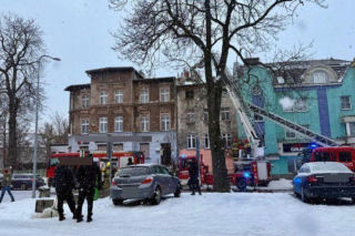 Pożar w Jeleniej Górze