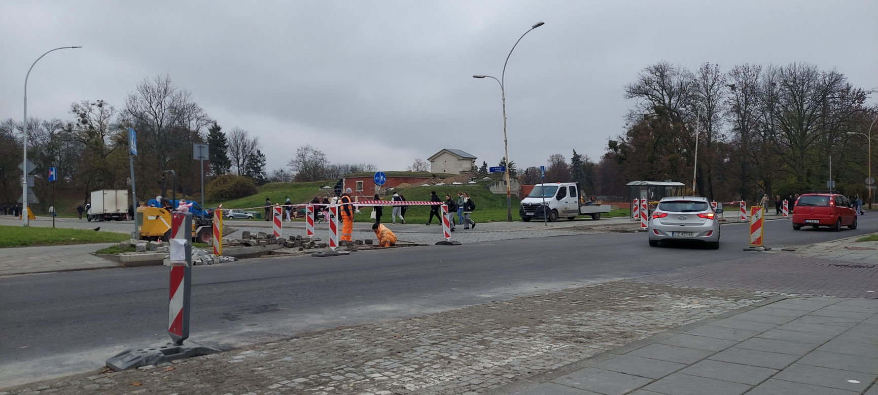 ulica Akademicka w remoncie