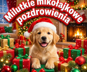 Kartka z życzeniami na Mikołaja