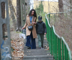 Marta Kaczyńska ze święconką