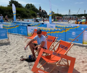 Niebieska i pomarańczowa ekipa rozgrzała plażę w Ustce! Baltic Tour Medicover Sport kontynuuje nadmorską trasę!