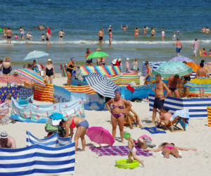 Parawany na plaży
