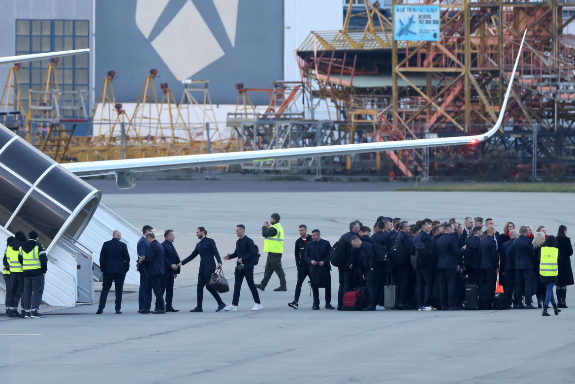 Reprezentacja Polski odleciała do Kataru. Beż pożegnania 