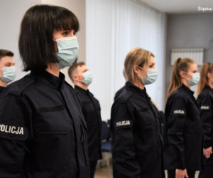  Śliczne policjantki zasiliły szeregi śląskiej policji. Ślubowanie mają za sobą [ZDJĘCIA]