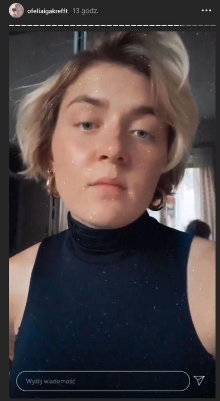 Iga Krefft (Ula z M jak miłość) na Instagramie