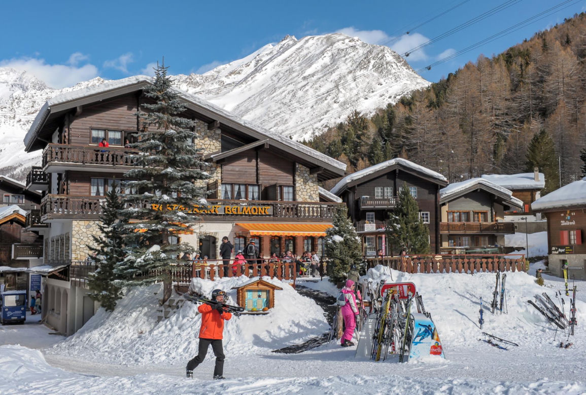Saas-Fee w Szwajcarii, tutaj kręcono teledysk do "Last Christmas"