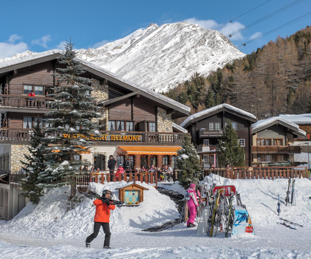 Saas-Fee w Szwajcarii, tutaj kręcono teledysk do Last Christmas