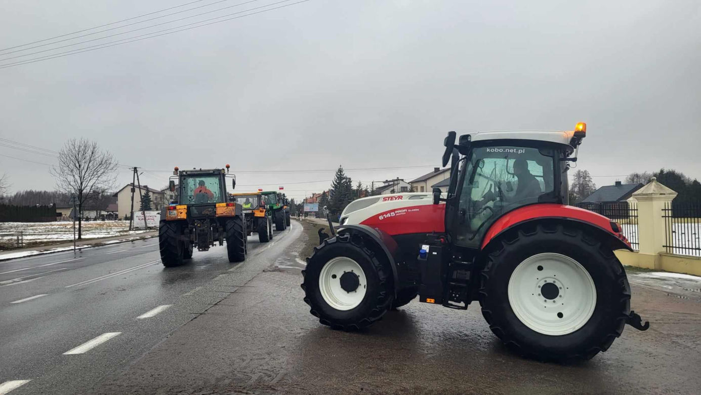 Rolniczy protest przeciwko inportowi z boża z Ukrainy i restrykcjom Europejskiego Zielonego Ładu 