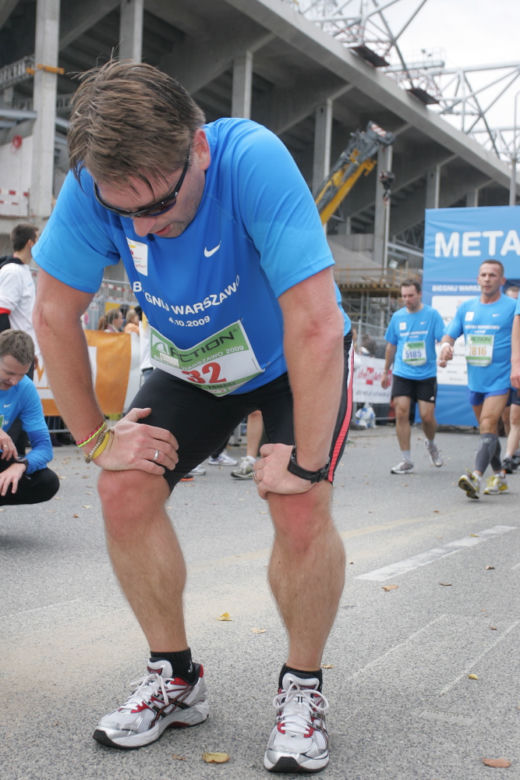 Po maratonie trafił do szpitala