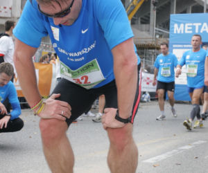 Po maratonie trafił do szpitala