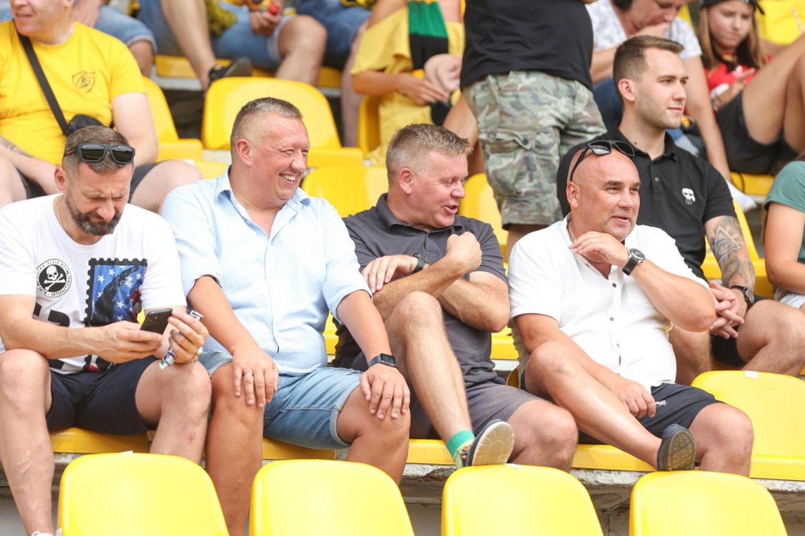 Kibice podczas meczu GKS Katowice - Radomiak Radom