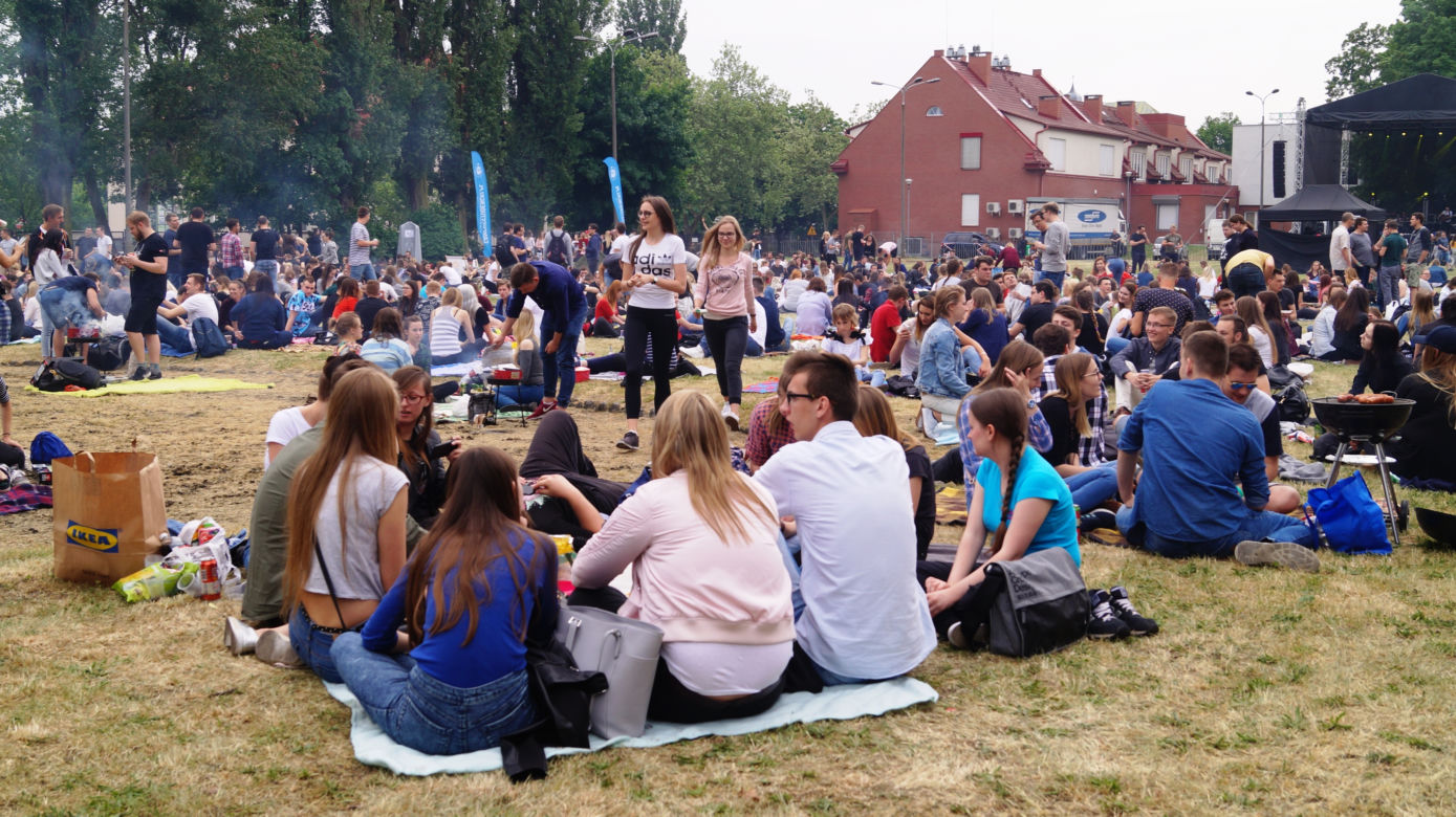 Blokada Łużyka, czyli królewskie grillowanie na Uniwersytecie Kazimierza Wielkiego [ZDJĘCIA]