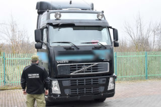 Przerzut na Białoruś się nie udał. Volvo zatrzymane w Kukurykach