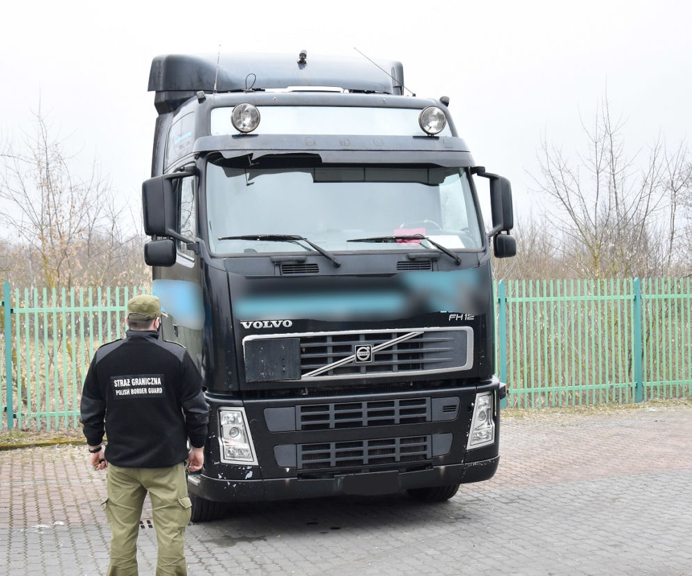 Ciągnik siodłowy Volvo pochodzący z kradzieży