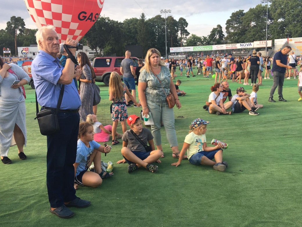 Fiesta balonowa na stadionie GKM-u Grudziądz