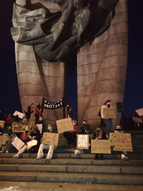 Protest kobiet w Rzeszowie 27 października