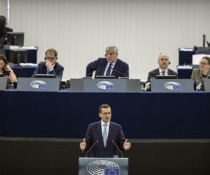 MORAWIECKI W STRASBOURGU