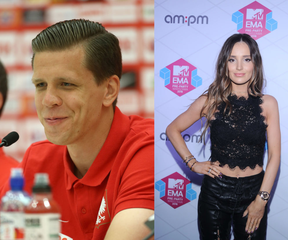 Wojciech Szczęsny i Marina Łuczenko