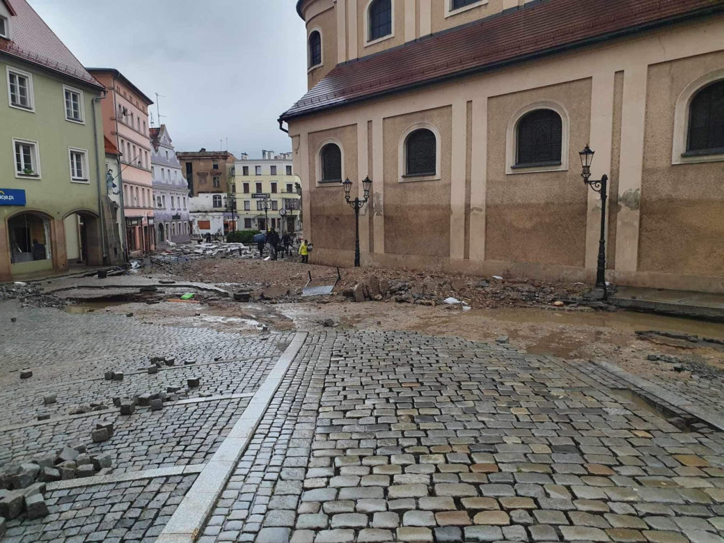 Tak wygląda Kłodzko po opadnięciu wielkiej wody