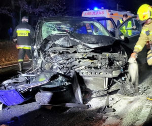 Groźny wypadek w Wołogoszczu w Lubuskiem