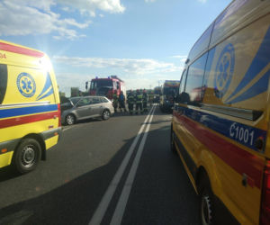 Poważny wypadek w miejscowości Rogówko koło Torunia